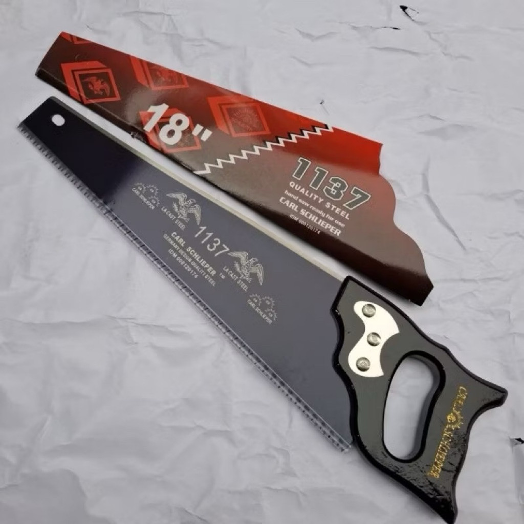 Gergaji kayu super tajam / Gergaji cap mata asli / Gergaji cap mata asli 18" inch