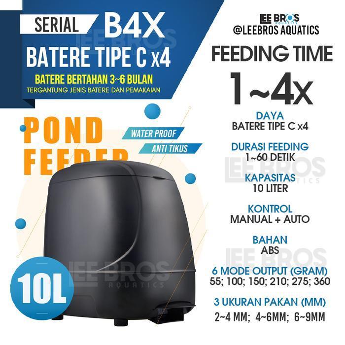 Londa Pond Feeder 10L / Automatic Fish Pond Feeder / Koi Feeder Kolam / Feeder Kolam Ikan Koi - Bate