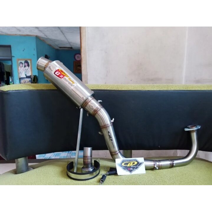 KNALPOT CLD RACING TYPE C3 & MONSTER RACE BEAT KARBU/BEAT FI/VARIO 110 for 130-150 CC