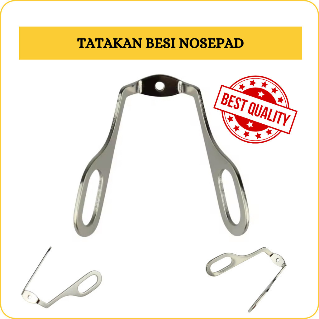 Nosepad Besi Bantalan Hidung Kacamata nosepad Tulang Pad arm-(BNK-3)