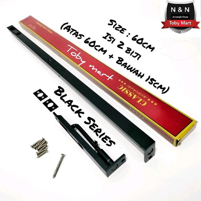 Grendel Tanam 60cm dan 30cm Sus 304 STAINLESS - Slot kunci pintu kupu tarung - Grendel tanam pintu d