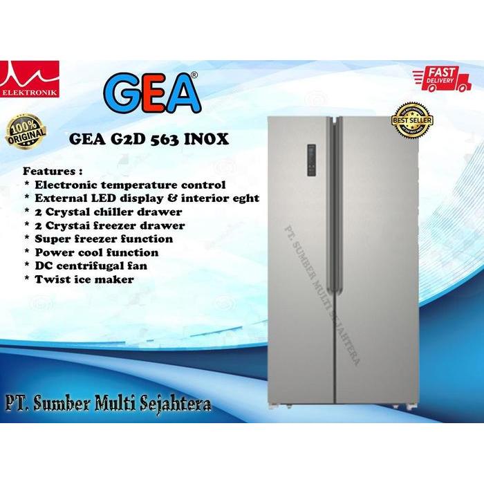 GEA KULKAS 2 PINTU SIDE BY SIDE GEA G2D-563