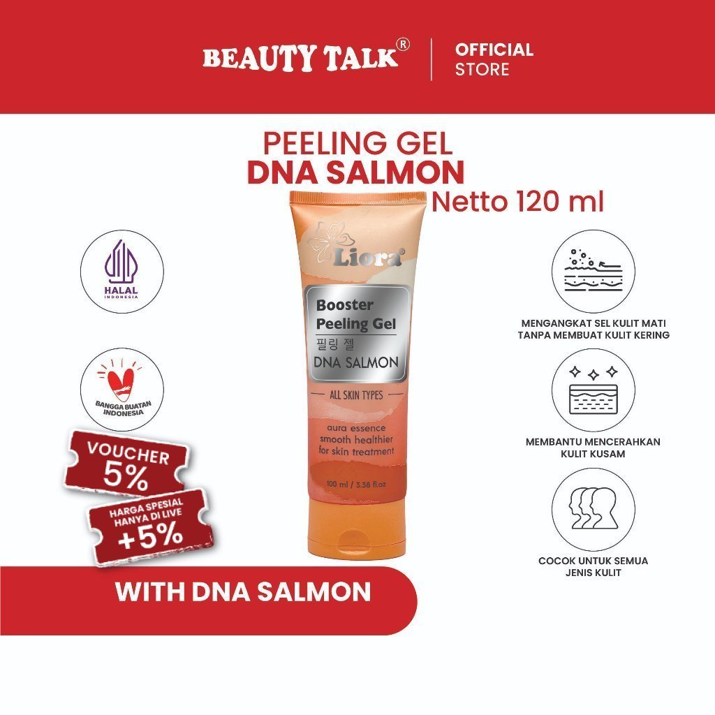 LIORA Booster Peeling Gel DNA Salmon - 100ML