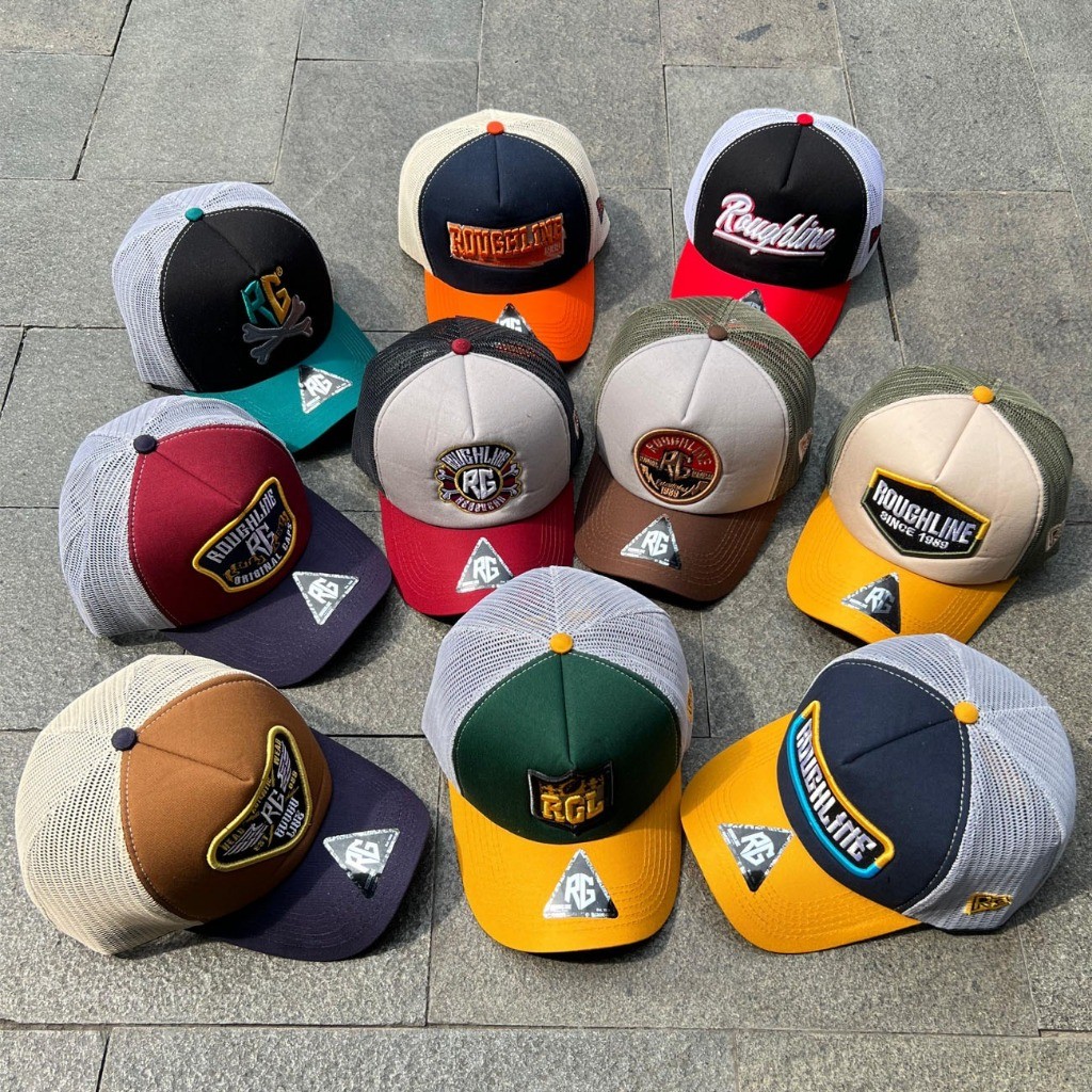 Topi Roughline Trucker / Jaring Premium Unisex