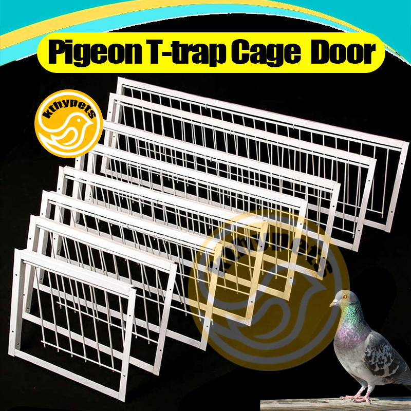 KAYDEN STORE Pintu Trap Sangkar Burung Merpati Pos Bahan Logam Pintu Perangkap Merpati Stainless Ste