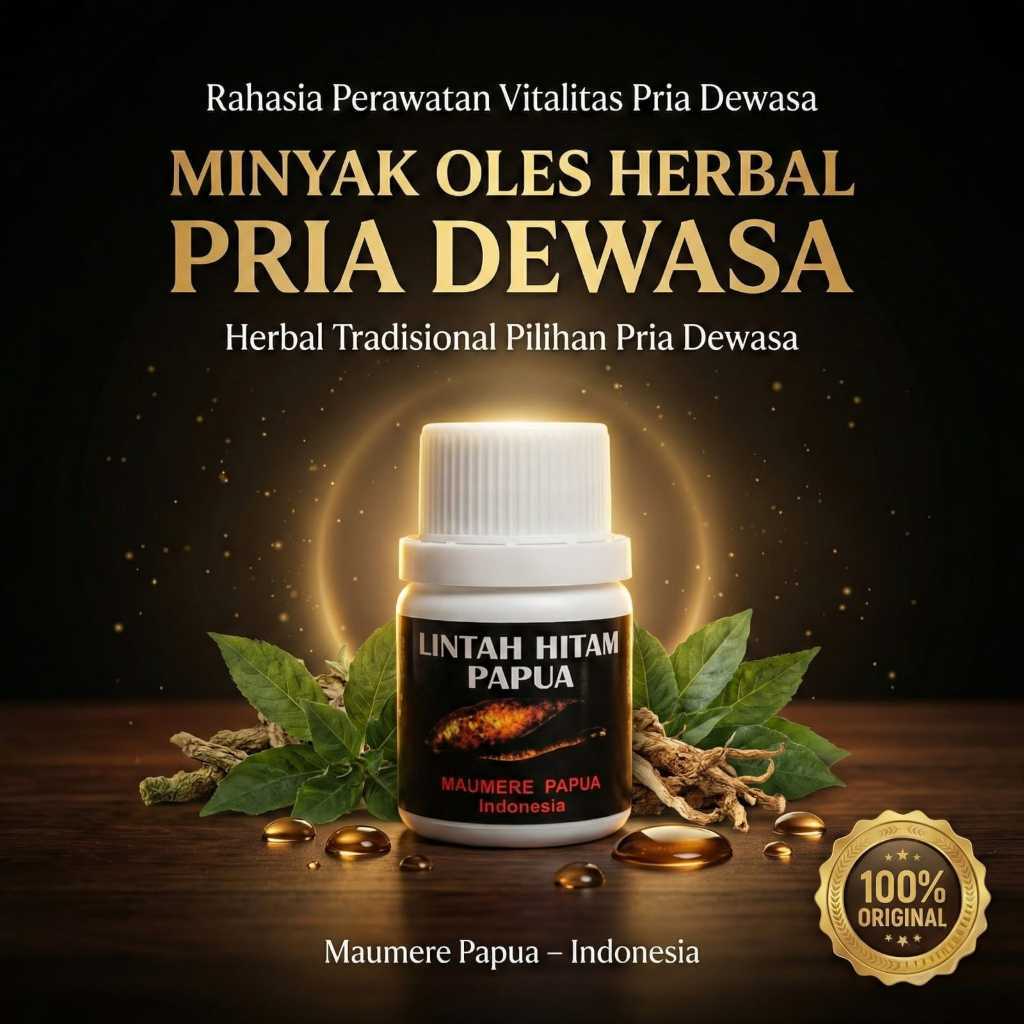 (wn) Minyak Lintah Hitam Papua Asli 100% Original Minyak Oles Herbal Perawatan Minyak Lintah Papua T