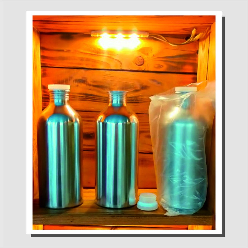 [PGJ] Botol Kaleng Aluminium 500ml Anti Karat Parfum