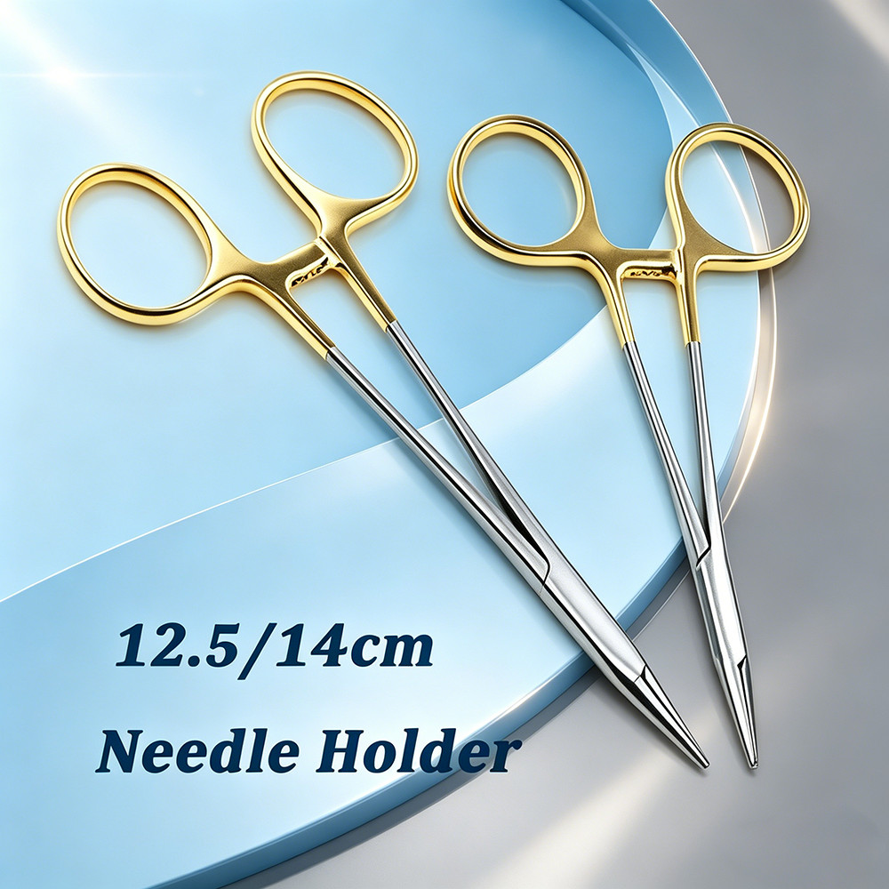 Dental Needle Holder Mayo Hegar Nald Voeder Nalfuder Klem Bedah Hemostatik Halsted Mosquito Forceps 