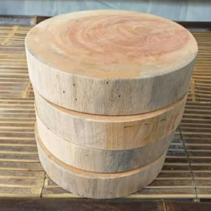 Talenan kayu bulat - talenan daging - talenan kayu potong daging