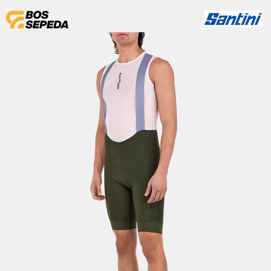 Santini Cargo Bib Shorts Man - Celana Sepeda Men Bibshort Castelli Cargo - Celana Sepeda Gravel & Of