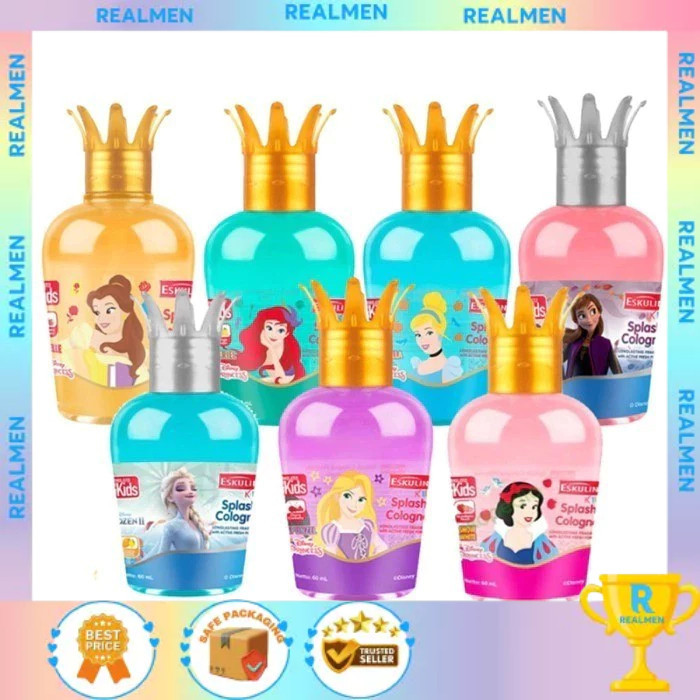 Eskulin Kids Spray Cologne Princess Long Lasting 60ml | Eskulin Kids Princess Splash Cologne 60ml