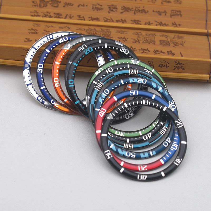 39x32 mm Turtle Wat Bezel ert Fit Seiko SKX 6105 6309 Turtle Wat Cases NH35 NH36 Case Wat Ring With 