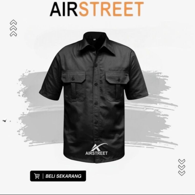 Kemeja Lapangan Tactical PDL Outdoor Lengan Pendek / COD Kemeja PDL Lapangan Baju Kerja Hiking PDH