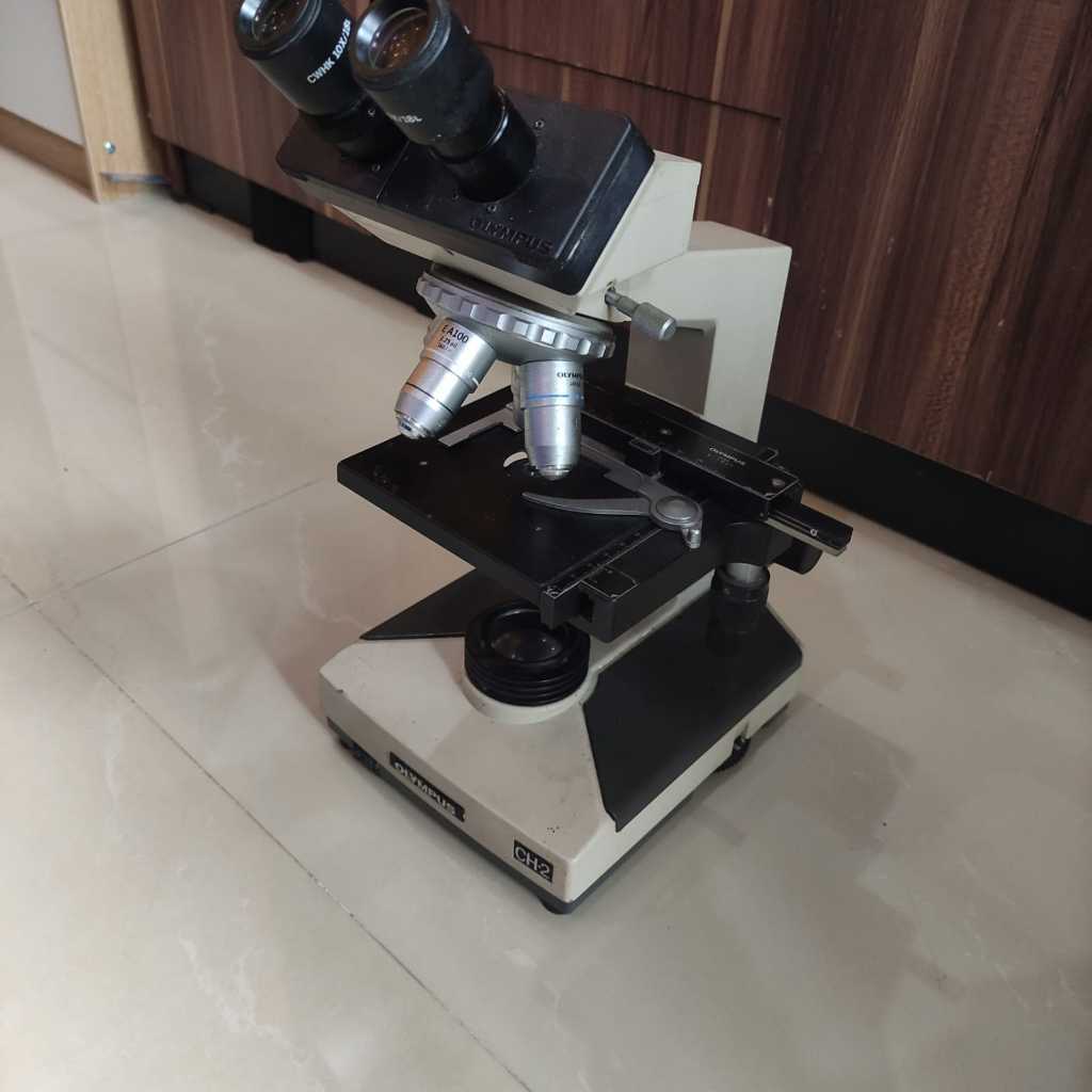 Mikroscope Microscope Binokuler Stereo Olympus CH-2 Japan Biologi