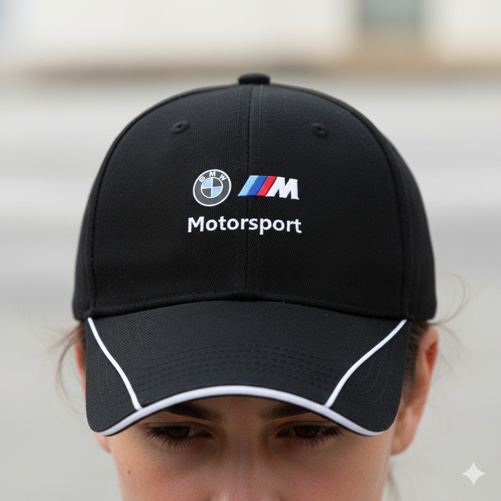 BMW AMG Baseball Caps Topi Logo Bordir Karet Import Mobil Import #510