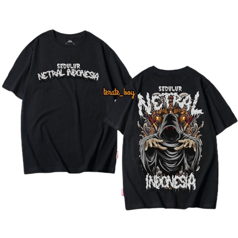 KAOS DISTRO SEDULUR NETRAL INDONESIA (NETRAL)