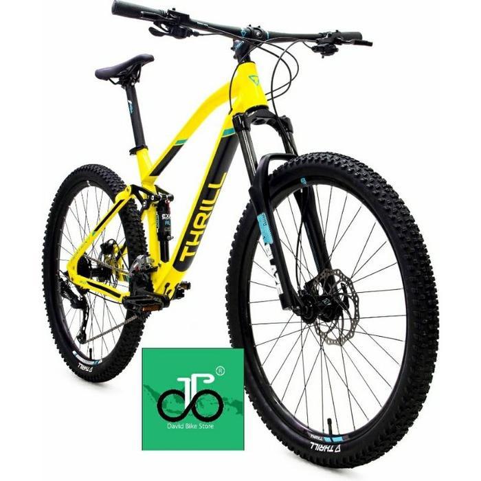 Murah Sepeda MTB 27.5" Thrill Fervent 2.0 T120 TERBARU 2 Keren - hitam