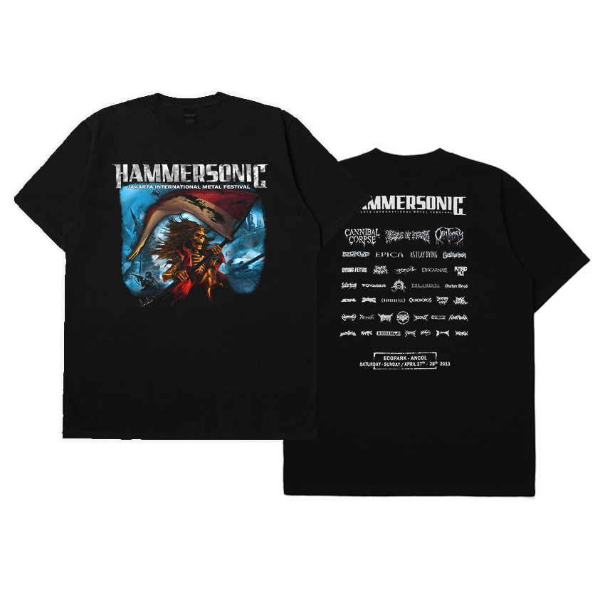 T-Shirt Band Hammersonic Jakarta International Metal Festival 2013