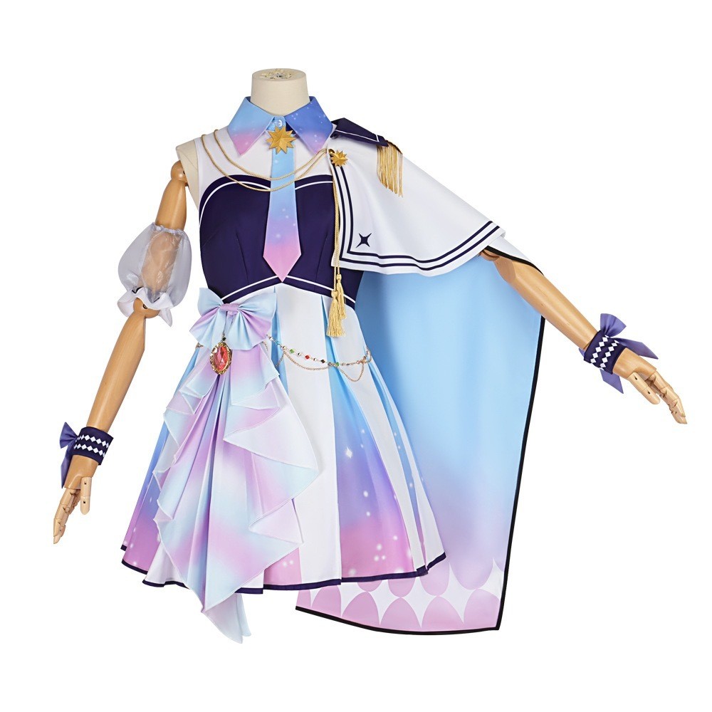 Hololive Hoshimachi Suisei Cosplay Costume Anime Virtual Concert Dress Cloak Women Halloween Carniva