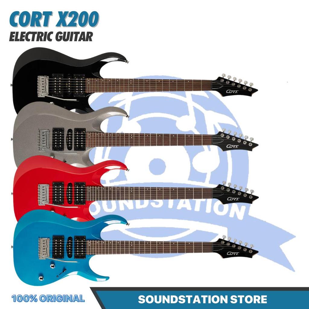 Cort X200 Electric Guitar - Gitar Listrik Elektrik Original Asli