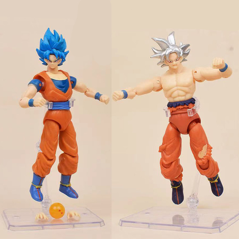 Dragon Ball SHF Goku Vegeta Action Figure Super Saiyan Gogeta Dbz Figurine PVC Collection Model Toys