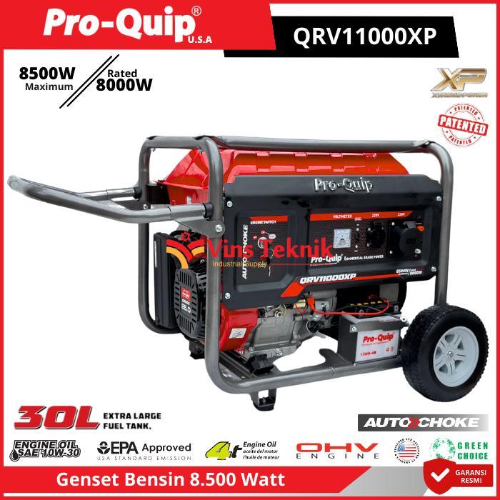 ProQuip QRV11000XP QRV 11000 XP Mesin Genset Listrik Genset Bensin Generator Genset 8.500Watt QRV110