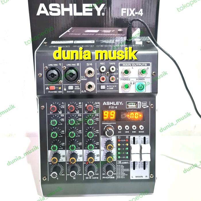 MIXER ASHLEY FIX4 FIX 4 4 CHANNEL ORIGINAL