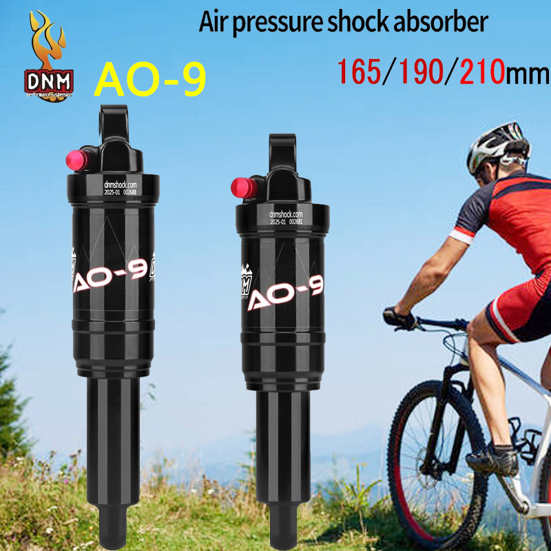 DNM AO-9 Bicycle Air Rear Shock for MTB Aluminum Alloy Soft Tail Rear Shock Absorber 165/190/210mm T