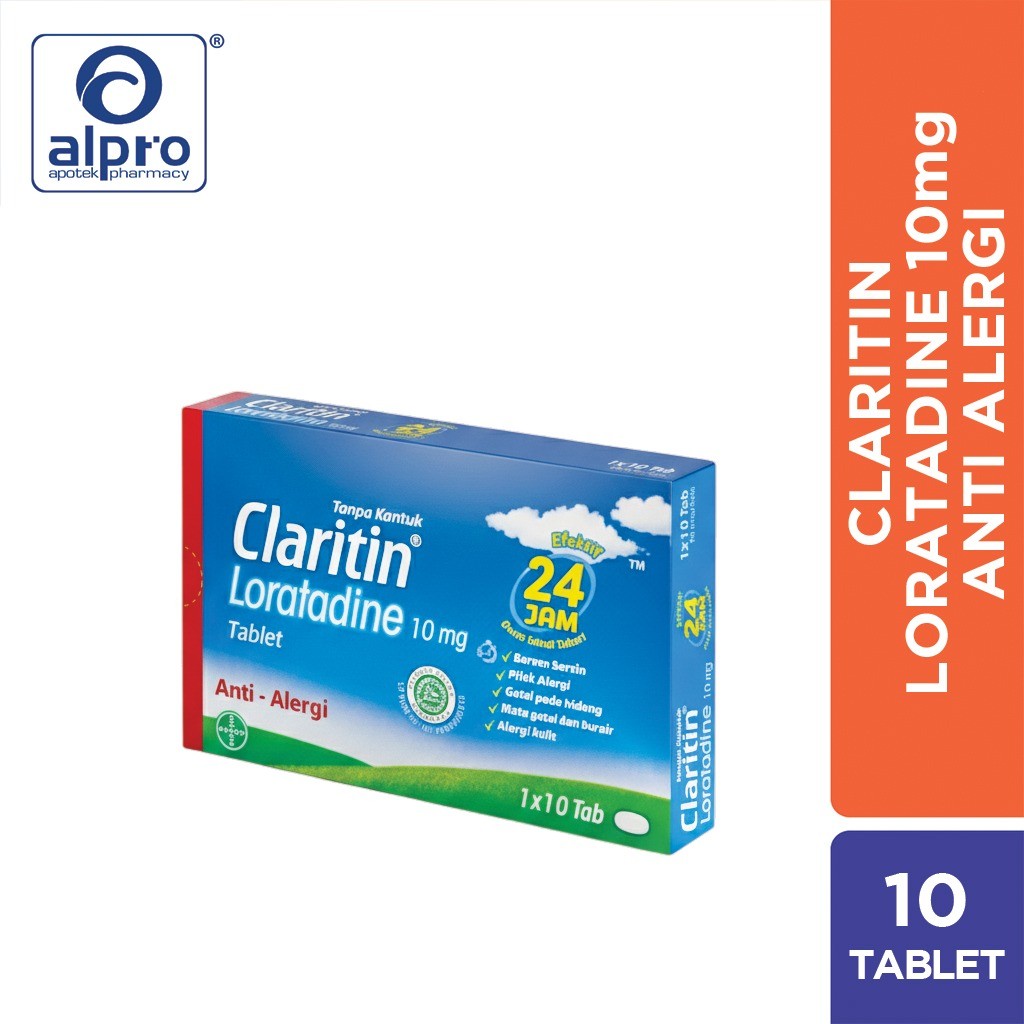 Claritin 10Mg 10 Table Alergi