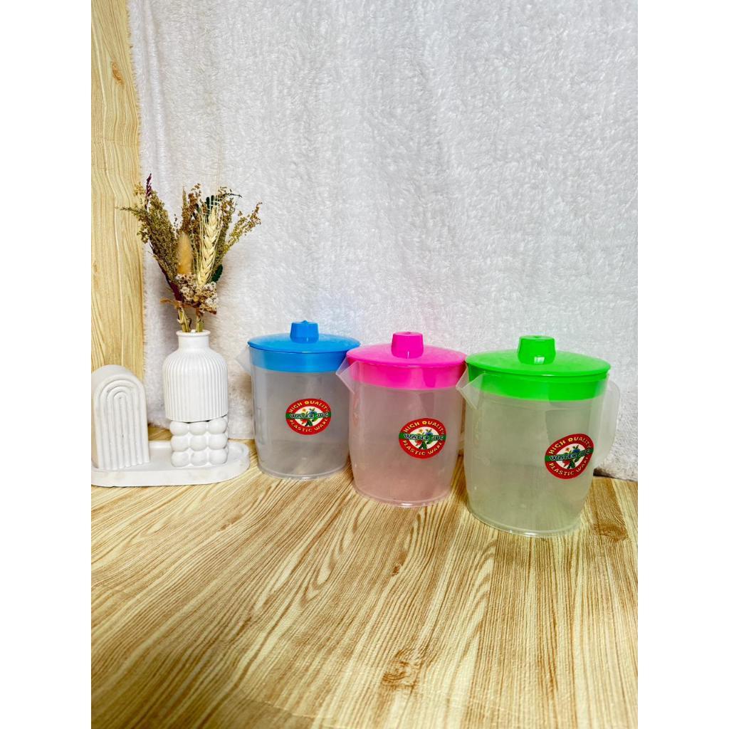 TEKO MINI-TEKO 1500 ML - ESKAN BENING/WATERJUG BAHAN PLASTIK PP5 - CERET/TEKO KOPI PLASTIK