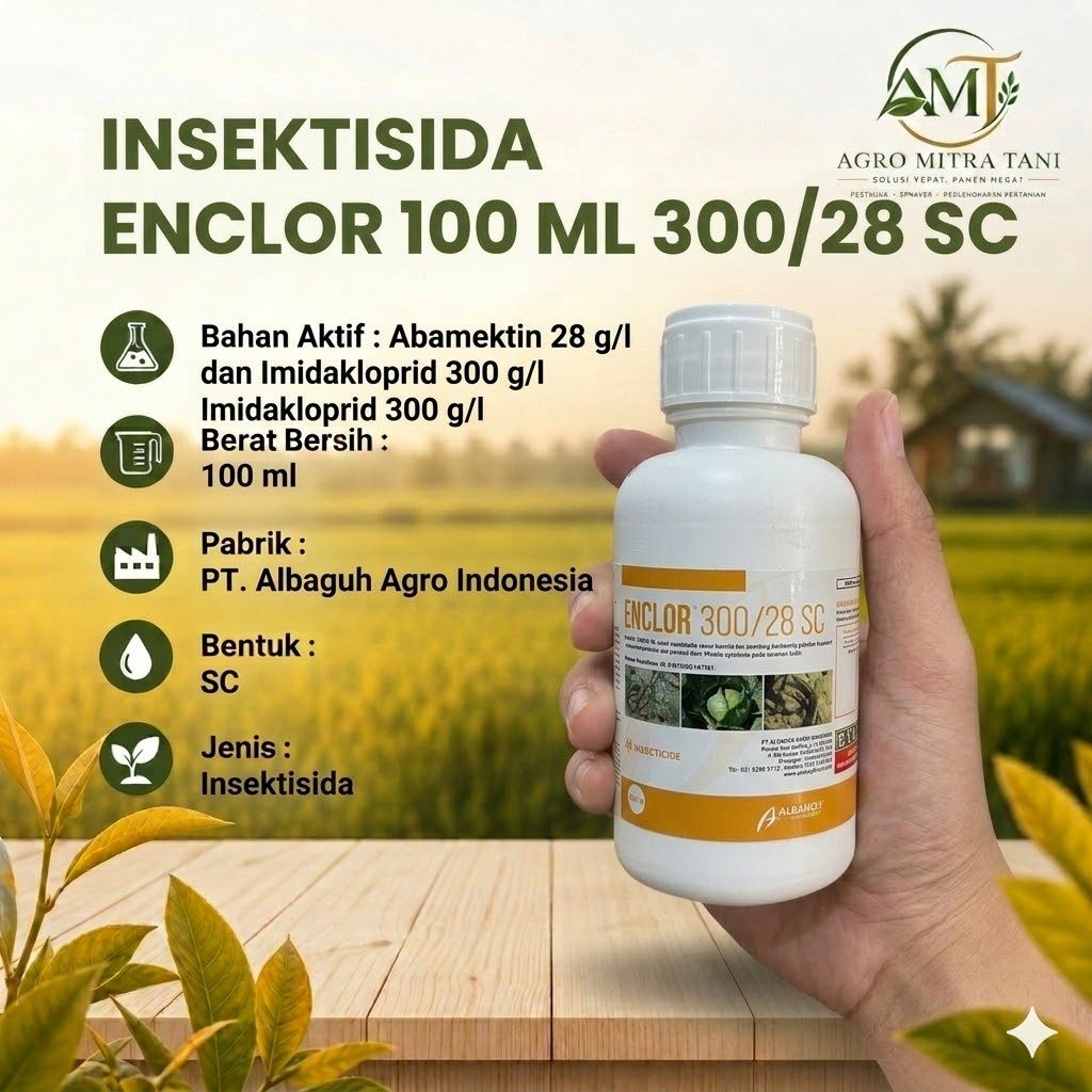 INSEKTISIDA ENCLOR 100 ML 300/28 SC