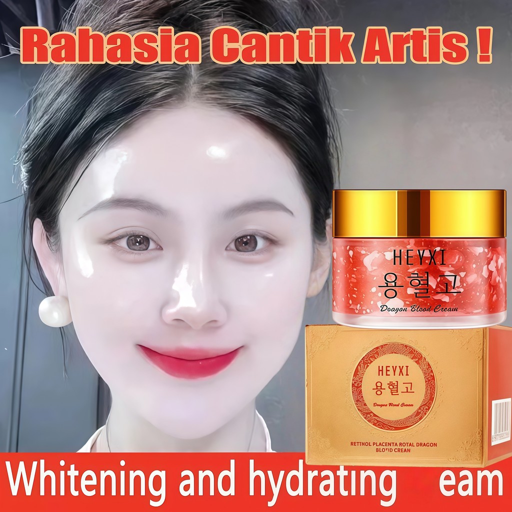 HEYXI Cream Wajah Retinol Placenta Dragon Blood Skincare Korea Mencerahkan Melembapkan Anti Penuaan