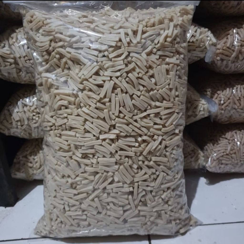 Kerupuk Mentah Stik Pilus Rasa Ikan Tenggiri Kiloan