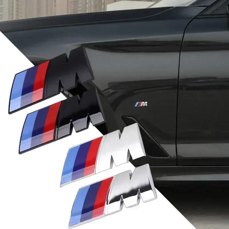 NEW Car Fender Side Emblem Rear Trunk Badge M Logo Sticker For BMW M M3 M5 M6 X3 E46 E90 F30 G20 E36