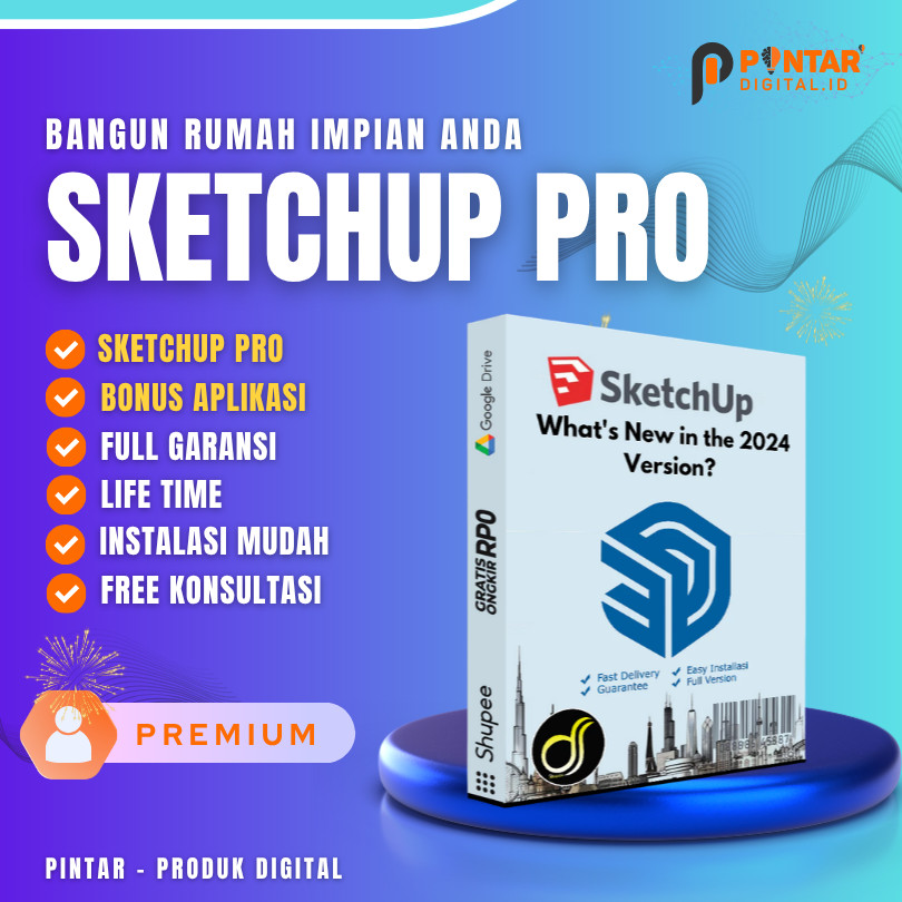 SKETCHUP PRO TERBARU 2019/2020/2021/2025/2026