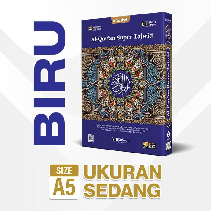 promo {Beli Al Quran Dapat 3 BONUS} Al Quran Belajar Tajwid 30 Juz Latin Terjemah Per Kata Fitur Len