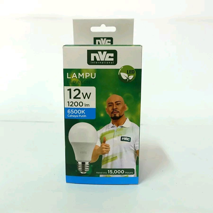 NVC LAMPU LED A60N 12W 6500K 220-240