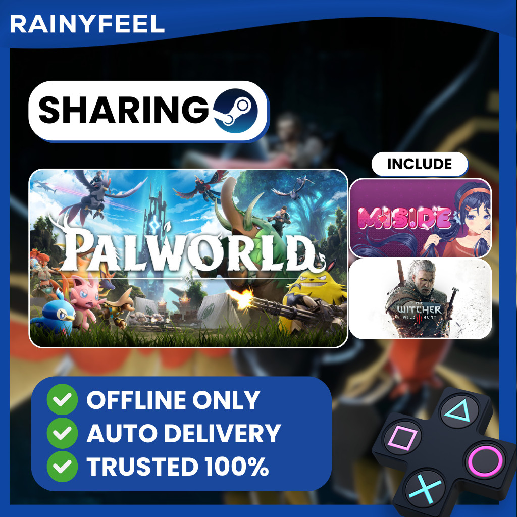 [BONUS STEAM KEY] Palworld (Sharing With CyberpunG 2077, MiSide, The Witcher 3: Wild Hunt, DEVOUR) /