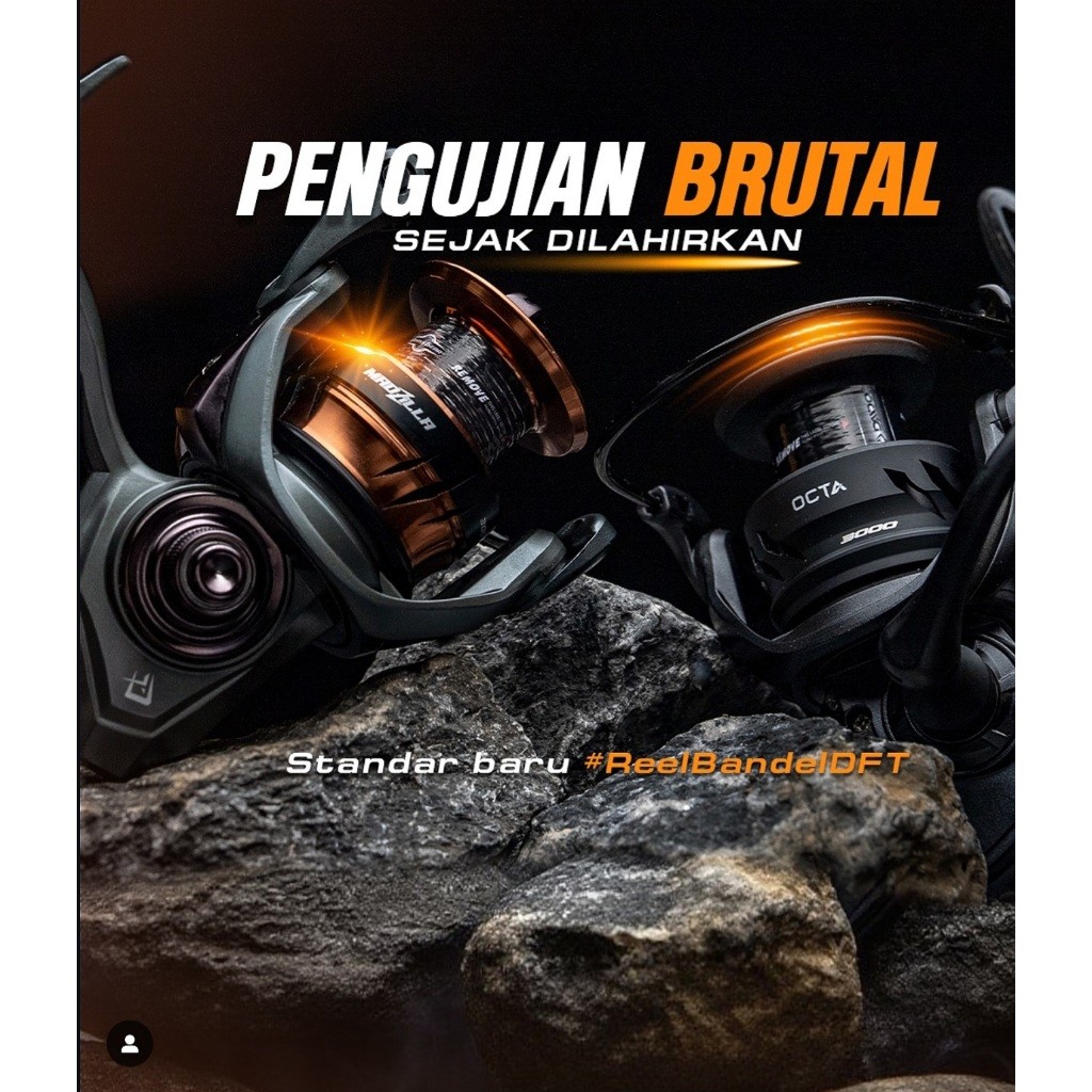 REEL DAIDO OCTA 6.0 / REEL DAIDO MADZILLA 8.0 ( brass gear )