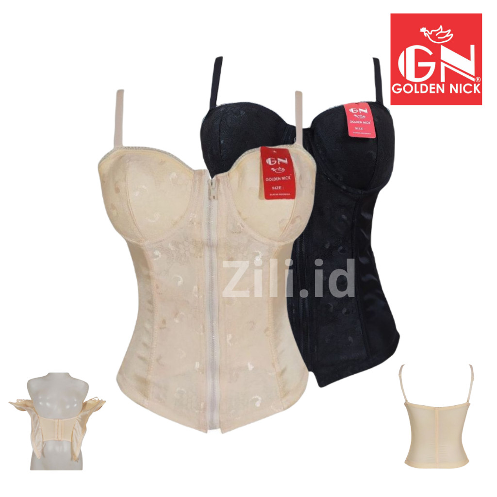 NIWASUMA GOLDEN NICK Longtorso Kamisol Renda Premium Korset Bra Pelangsing Dalaman Kebaya