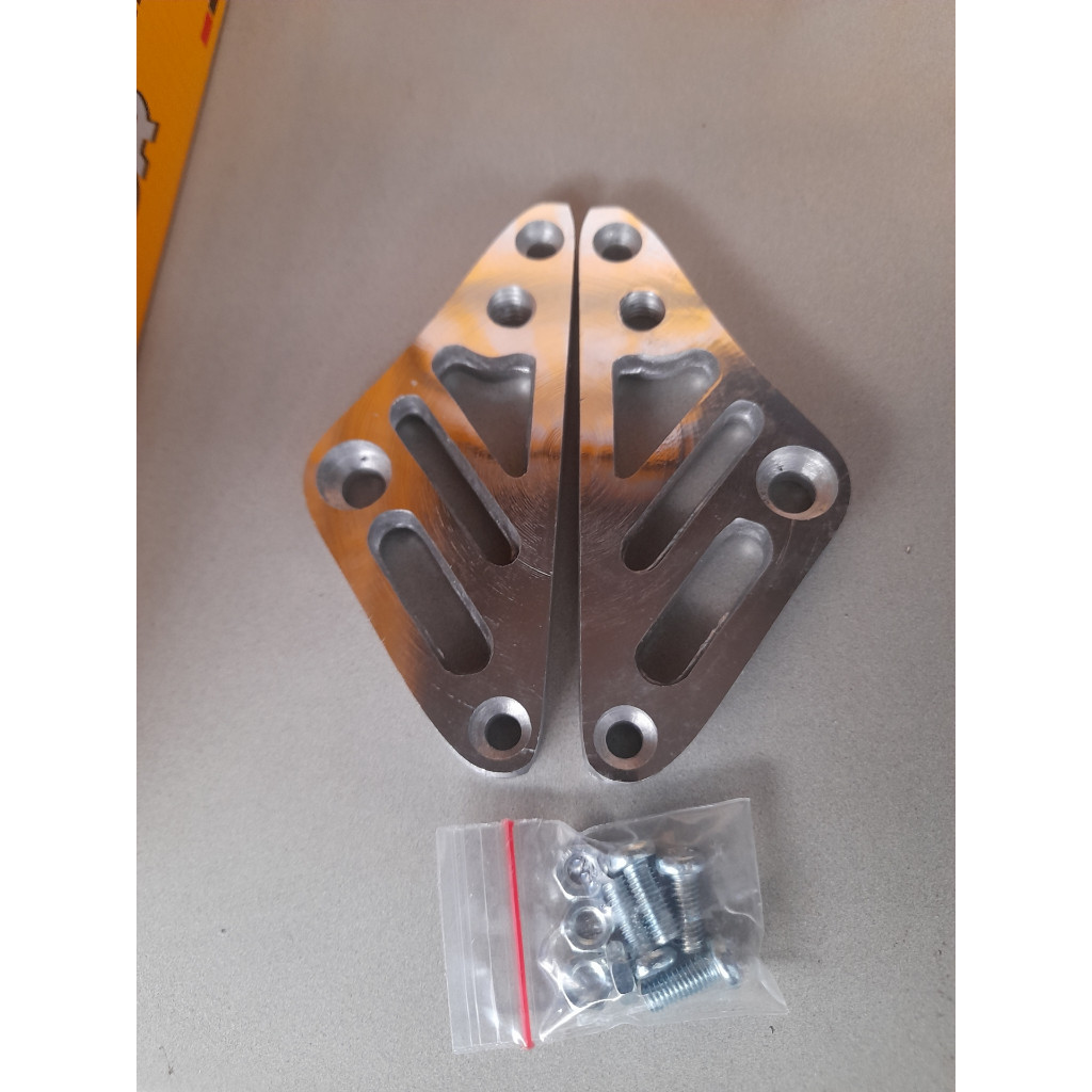 segitiga Kupingan lampu super pesek model cnc 1set kiri /kanan /segitiga kupingan lampu lampu cb /ku