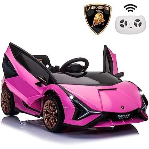 icensed Lamborghini SIAN Kids Vehicle with Parent Remote Control for Toddlers 3-6 to Drive