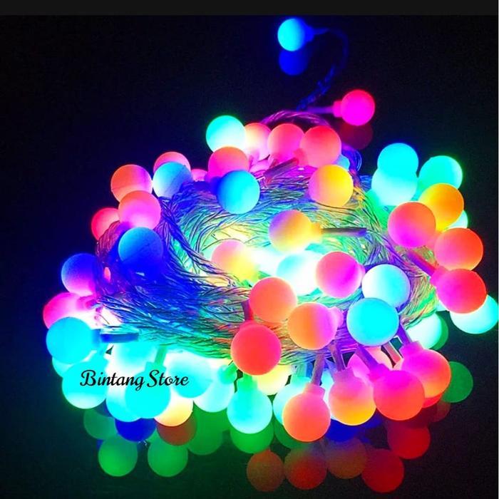 Promo TERBARU PANJANG FULL 10 METER - Lampu Hias Led Lampu Dekorasi Lampu Bintang Kelap Kelip 10 Met
