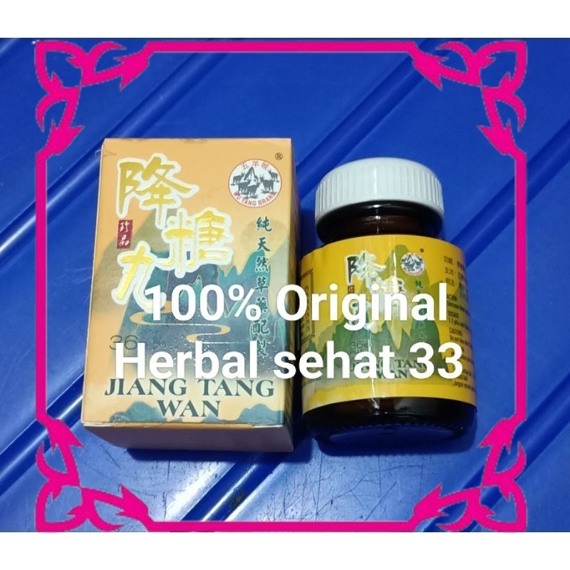 PASTI ORI Jiang-tang-wan obt herbal diabetes asli import toko AGEN yosua_prime~