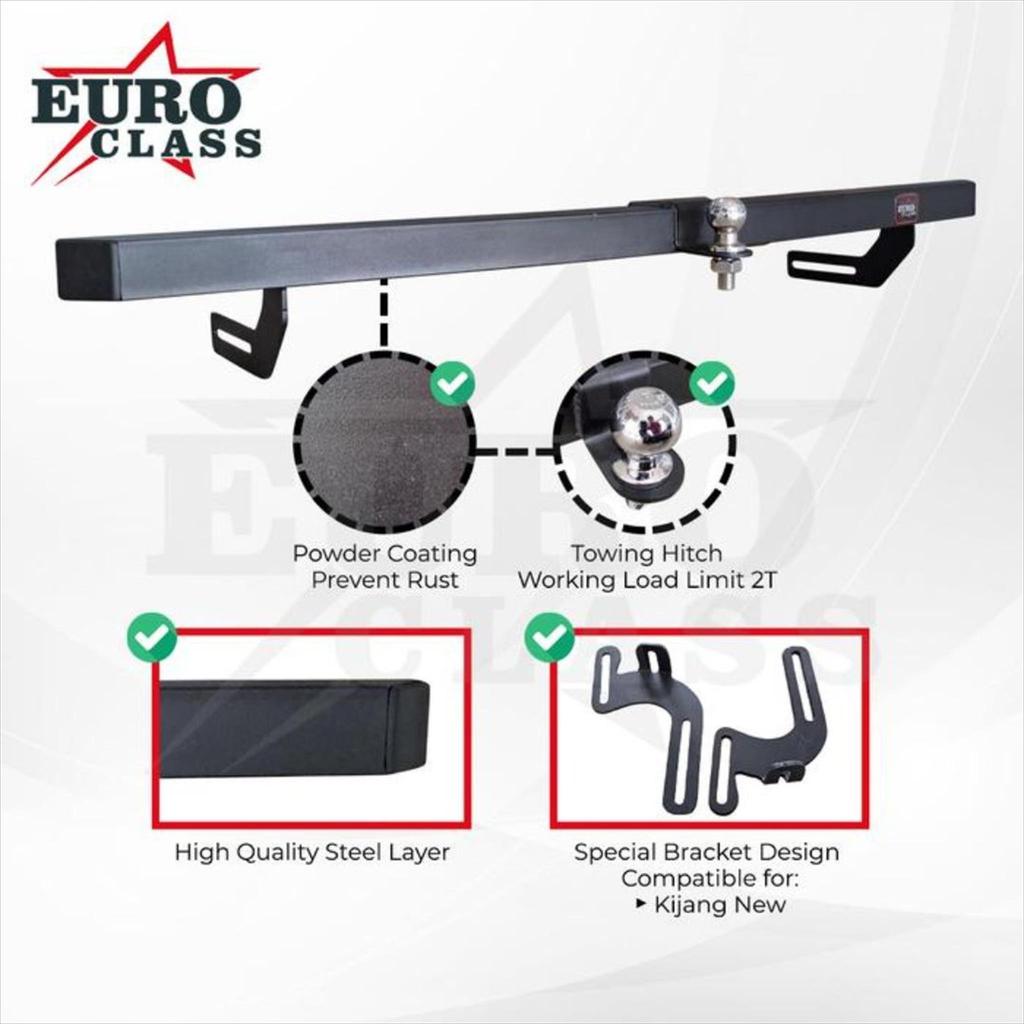 Tanduk Belakang Towing Bar Kijang Kapsul LGX 1997-2004 Bumper Euro