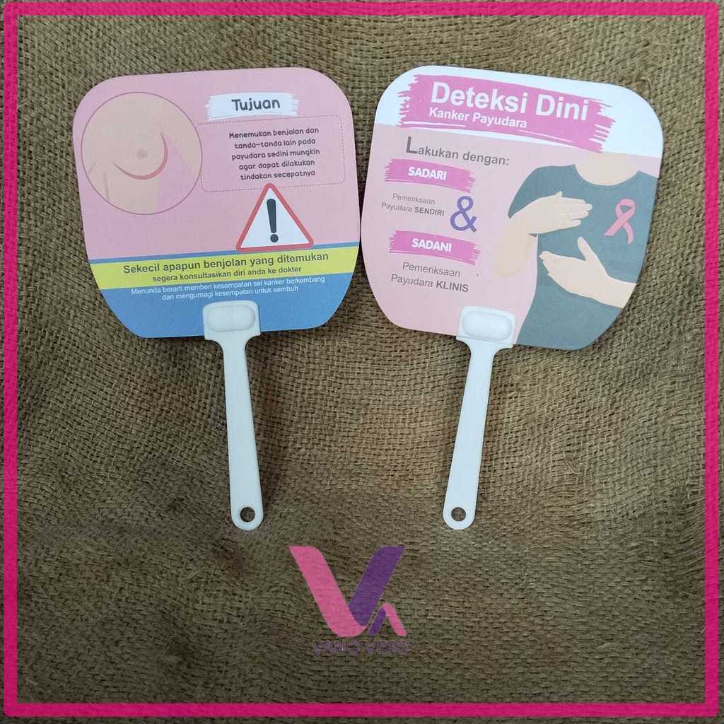 KIPAS DETEKSI DINI KANGKER PAYUDARA - KIPAS SOUVENIR - KESEHATAN - PENYAKIT KANGKER PAYUDARA