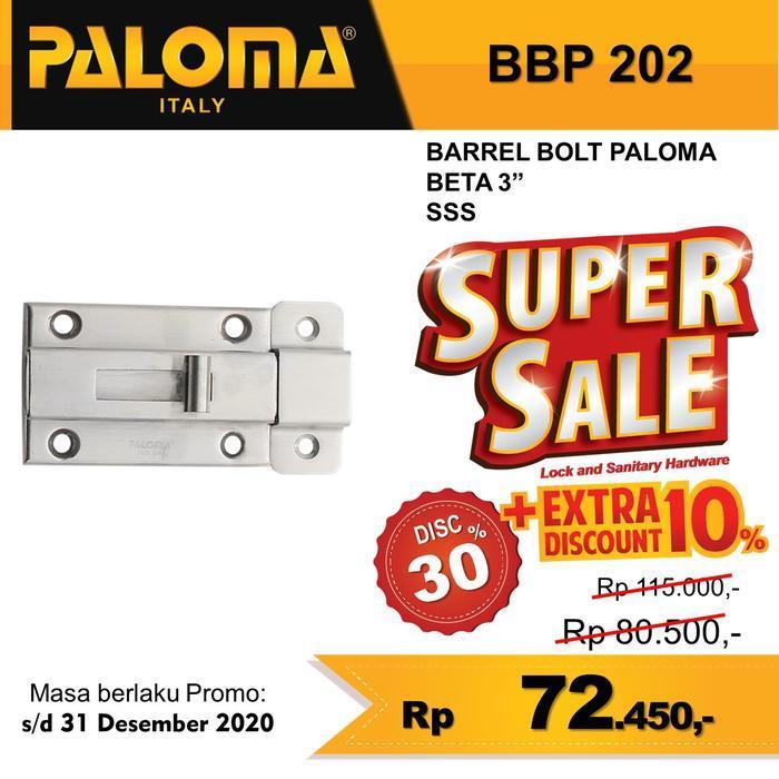 grendel kamar mandi pintu jendela paloma || bbp 202
