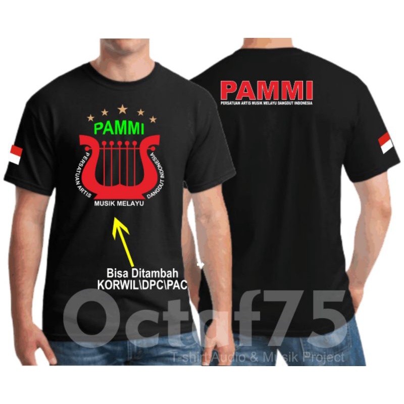 KAOS PAMMI/BAJU MUSISI DANGDUT/KAOS GITAR/BAJU MUSIK/KAOS AUDIO/KAOS  SOUND SYSTEM/T-SHIRT ARTIS DAN
