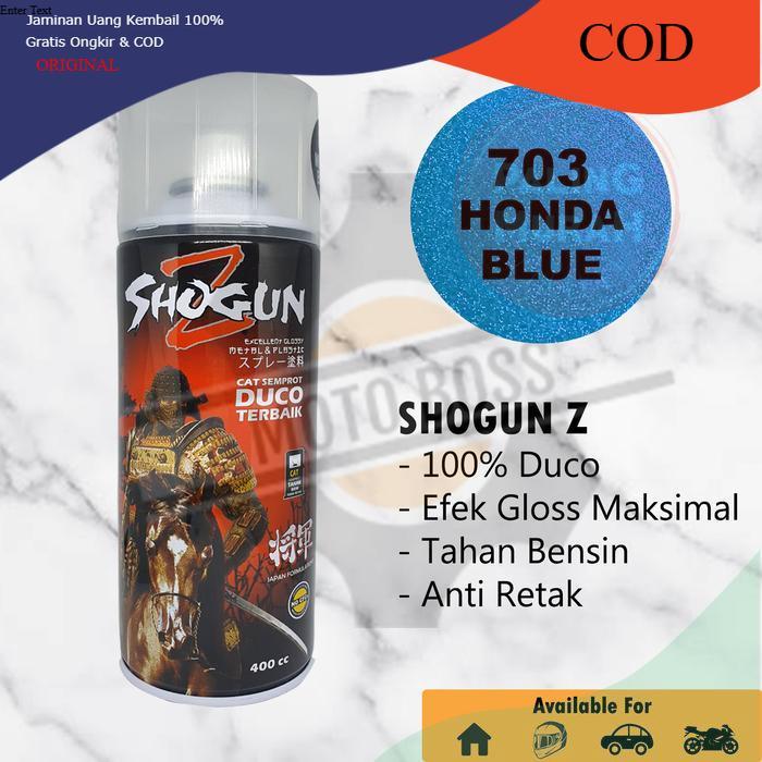 Japan Paint Cat Semprot Shogun Z Honda Blue 703 - Pilok Pilox - 400cc