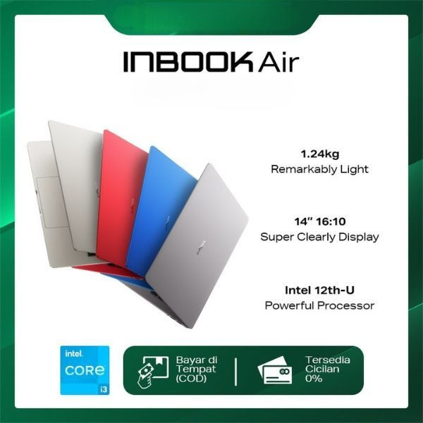 INFINIX LAPTOP INBOOK AIR XL434 16/512 CORE-I5 GARANSI RESMI INDONESIA